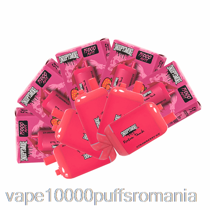 Vape Romania [10-pachet] Snoopy Smoke Extra Rezervor 2 15000 De Unică Folosință